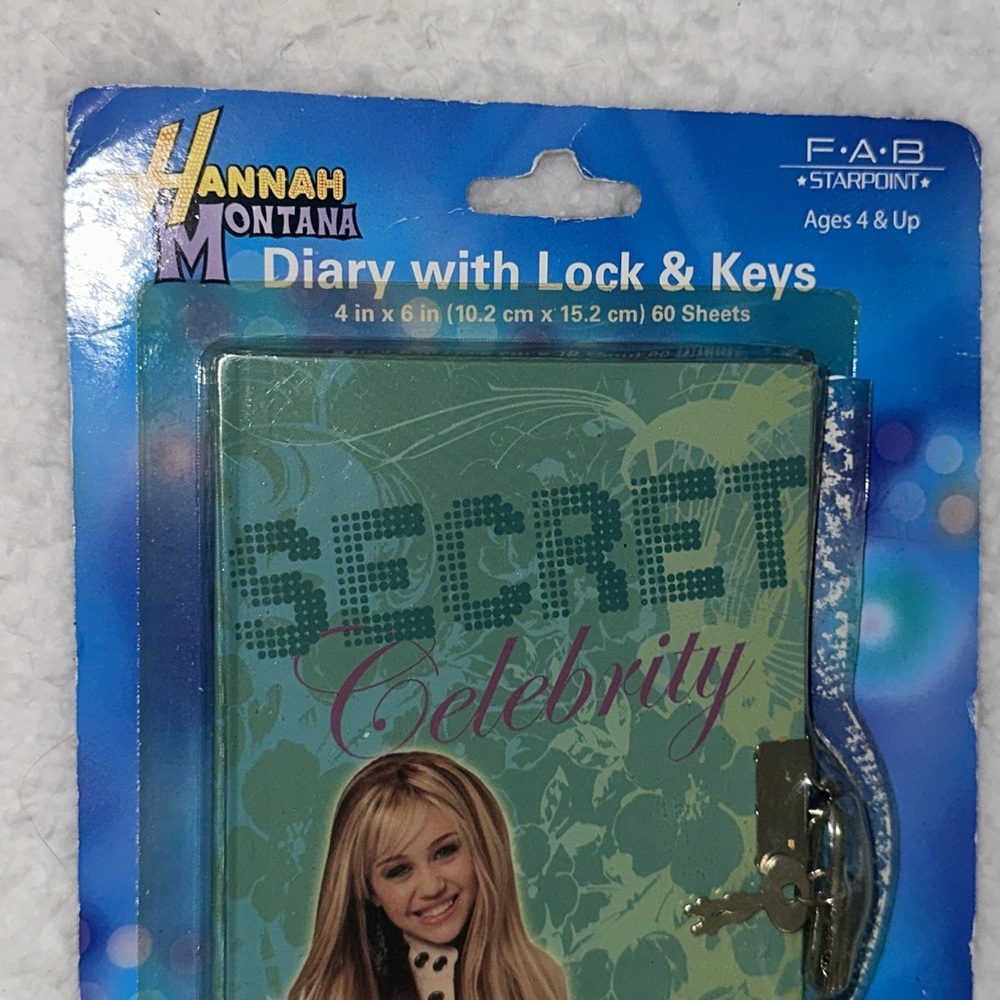 Disney Hannah Montana POP STAR Secret Celebrity Diary W/ Lock and Keys Journal - Picture 7 of 13